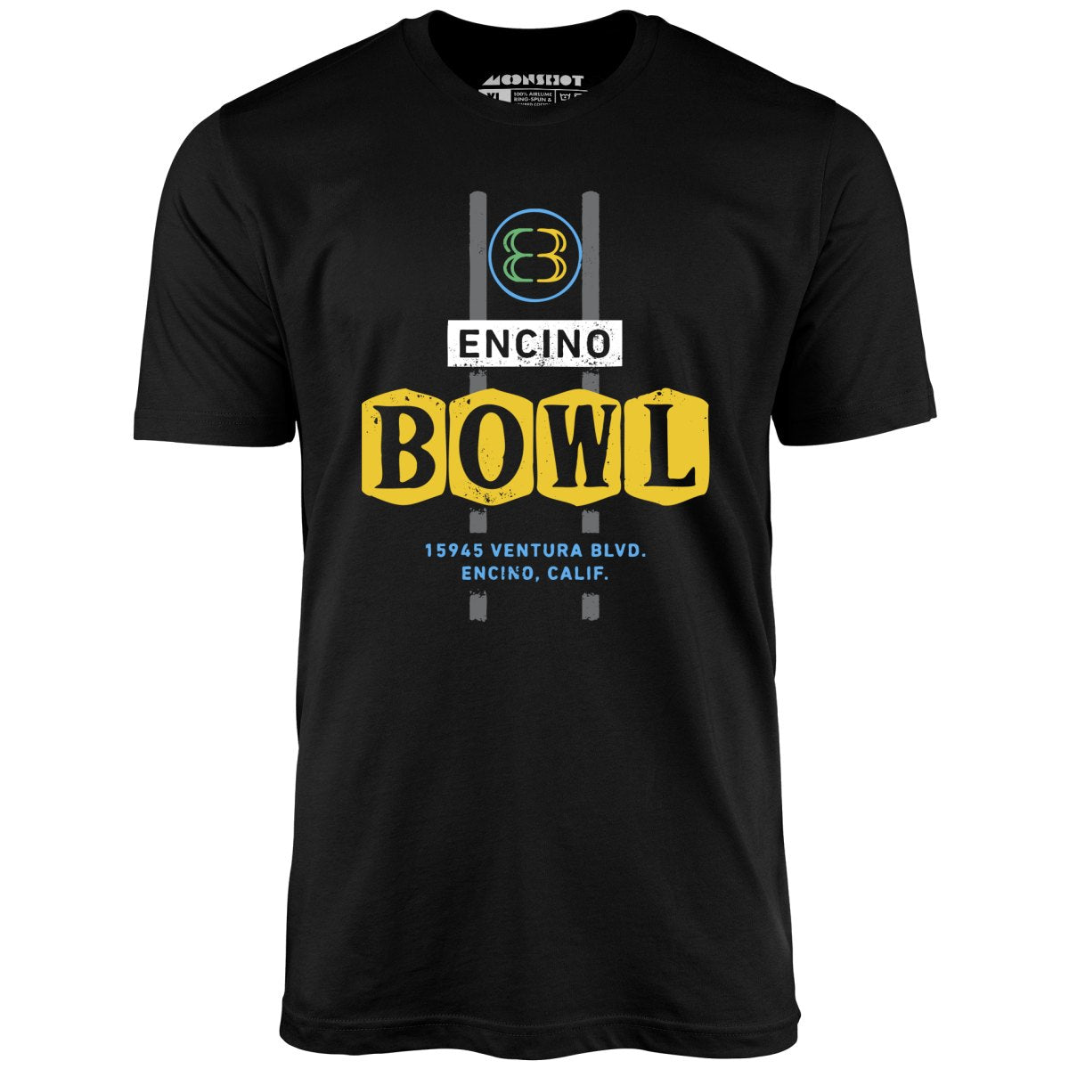 Encino Bowl - Encino, CA - Vintage Bowling Alley - Unisex T-Shirt Encino Bowl - Encino, CA - Vintage Bowling Alley - Unisex T-Shirt