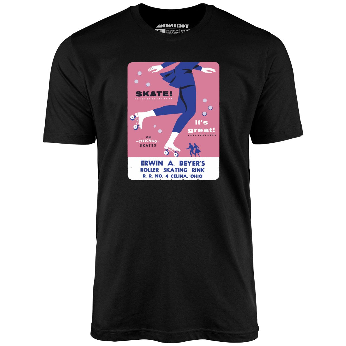 Erwin A. Beyer's - Celina, OH - Vintage Roller Rink - Unisex T-Shirt Erwin A. Beyer's - Celina, OH - Vintage Roller Rink - Unisex T-Shirt