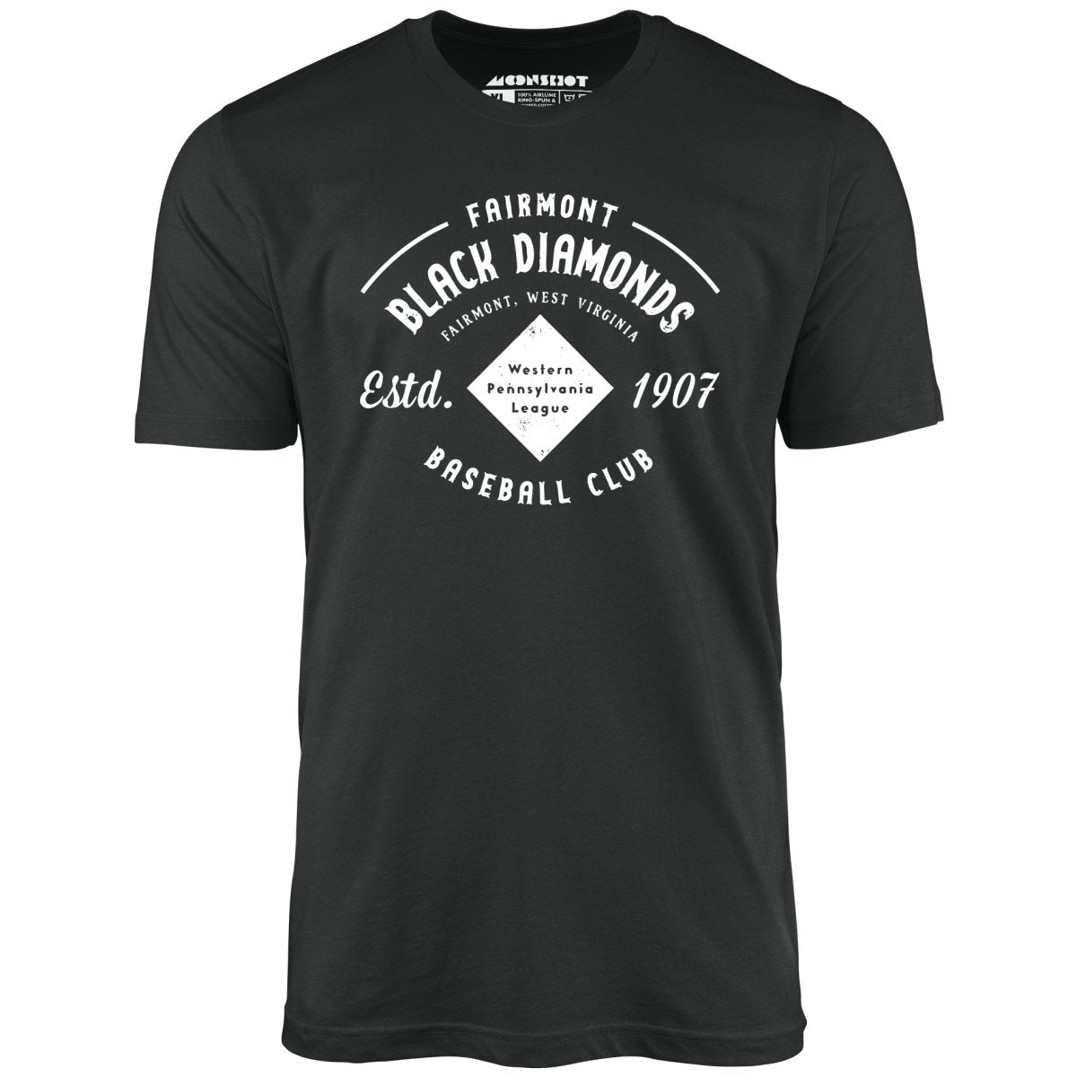 Fairmont Black Diamonds - West Virginia - Vintage Defunct Baseball Teams - Unisex T-Shirt Fairmont Black Diamonds - West Virginia - Vintage Defunct Baseball Teams - Unisex T-Shirt