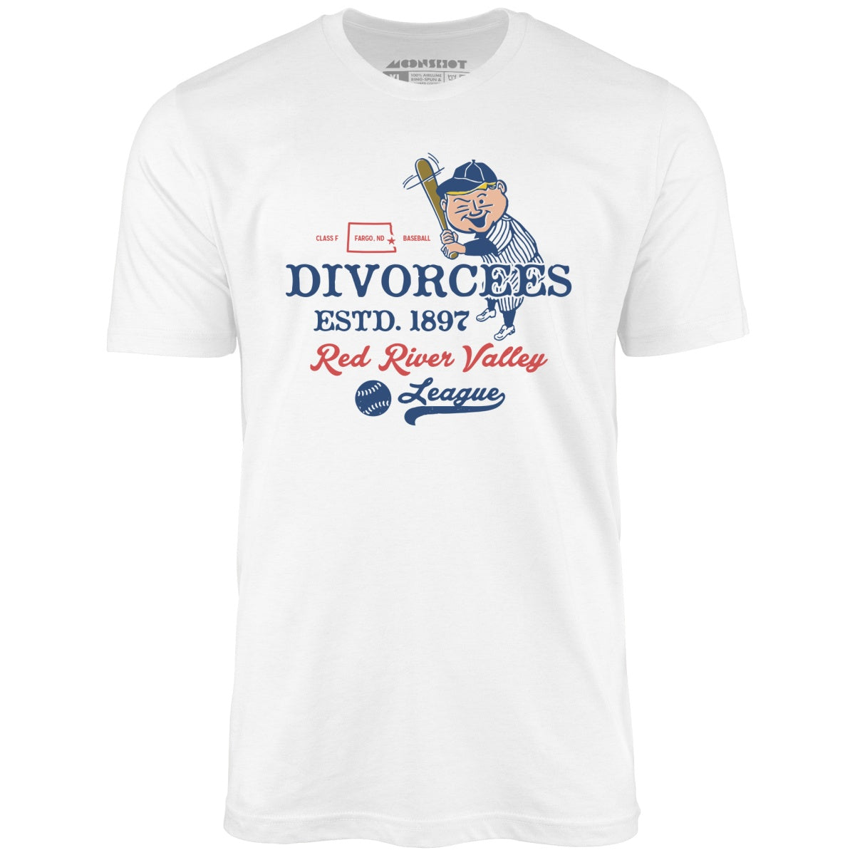 Fargo Divorcees - North Dakota - Vintage Defunct Baseball Teams - Unisex T-Shirt Fargo Divorcees - North Dakota - Vintage Defunct Baseball Teams - Unisex T-Shirt