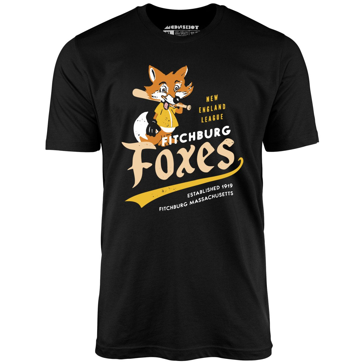 Fitchburg Foxes - Massachusetts - Vintage Defunct Baseball Teams - Unisex T-Shirt Fitchburg Foxes - Massachusetts - Vintage Defunct Baseball Teams - Unisex T-Shirt