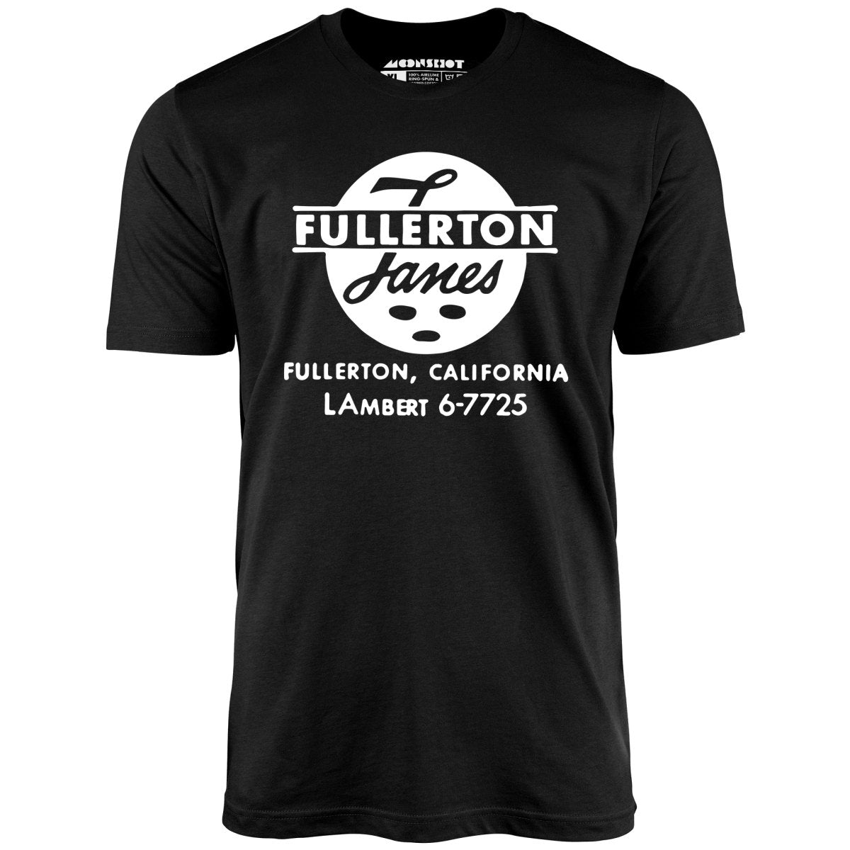Fullerton Lanes - Fullerton, CA - Vintage Bowling Alley - Unisex T-Shirt Fullerton Lanes - Fullerton, CA - Vintage Bowling Alley - Unisex T-Shirt