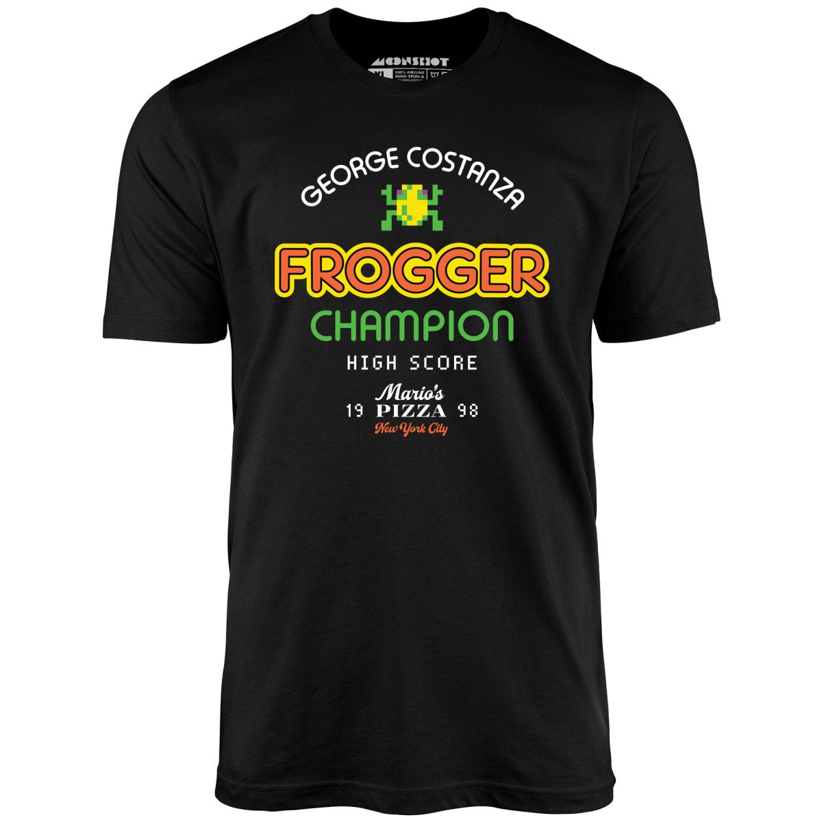 George Costanza Frogger Champion - Mario's Pizza - Unisex T-Shirt George Costanza Frogger Champion - Mario's Pizza - Unisex T-Shirt