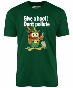 Give a Hoot Don’t Pollute – Woodsy Owl Retro – Unisex T-Shirt