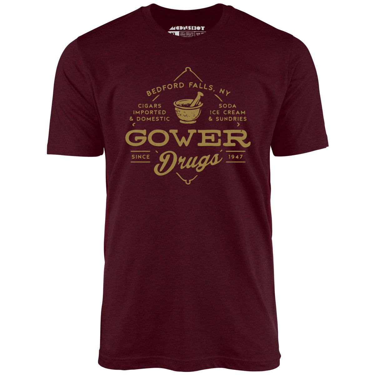 Gower Drugs - Bedford Falls, NY - Unisex T-Shirt Gower Drugs - Bedford Falls, NY - Unisex T-Shirt