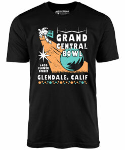 Grand Central Bowl – Glendale, CA – Vintage Bowling Alley – Unisex T-Shirt