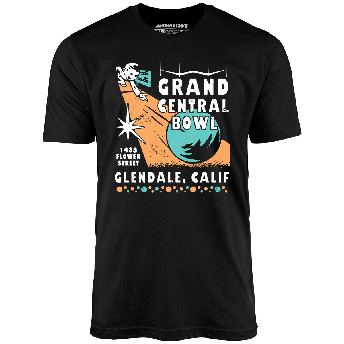 Grand Central Bowl - Glendale, CA - Vintage Bowling Alley - Unisex T-Shirt Grand Central Bowl - Glendale, CA - Vintage Bowling Alley - Unisex T-Shirt