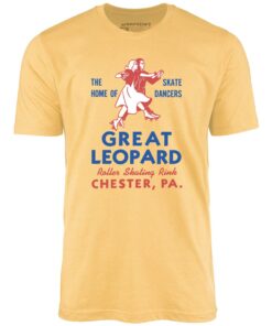 Great Leopard Roller Skating Rink – Chester, PA – Vintage Roller Rink – Unisex T-Shirt