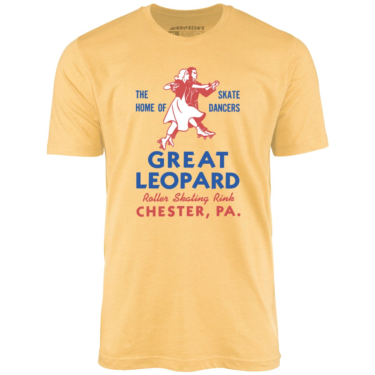 Great Leopard Roller Skating Rink - Chester, PA - Vintage Roller Rink - Unisex T-Shirt Great Leopard Roller Skating Rink - Chester, PA - Vintage Roller Rink - Unisex T-Shirt