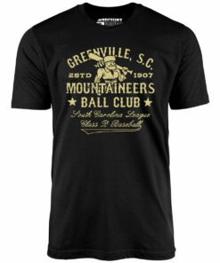 Greenville Mountaineers – South Carolina – Vintage Defunct Baseball Teams – Unisex T-Shirt