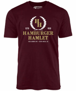 Hamburger Hamlet – Costa Mesa, CA – Vintage Restaurant – Unisex T-Shirt