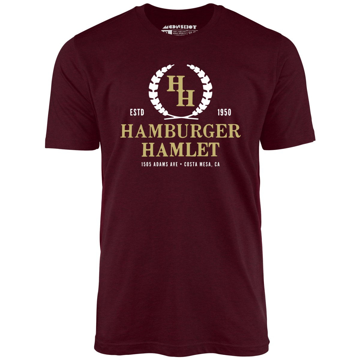 Hamburger Hamlet - Costa Mesa, CA - Vintage Restaurant - Unisex T-Shirt Hamburger Hamlet - Costa Mesa, CA - Vintage Restaurant - Unisex T-Shirt