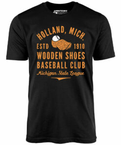 Holland Wooden Shoes – Michigan – Vintage Defunct Baseball Teams – Unisex T-Shirt
