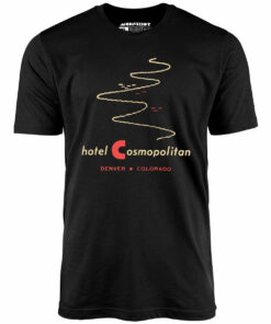 Hotel Cosmopolitan – Denver, CO – Vintage Hotel – Unisex T-Shirt