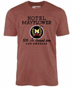 Hotel Mayflower – Los Angeles, CA – Vintage Hotel – Unisex T-Shirt