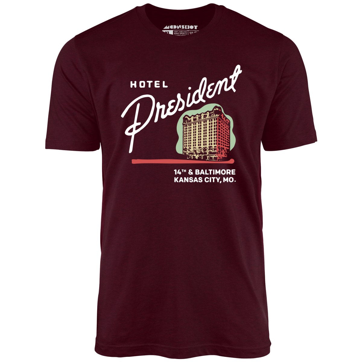 Hotel President - Kansas City, MO - Vintage Hotel - Unisex T-Shirt Hotel President - Kansas City, MO - Vintage Hotel - Unisex T-Shirt