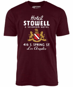 Hotel Stowell – Los Angeles, CA – Vintage Hotel – Unisex T-Shirt