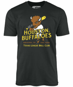 Houston Buffaloes – Texas – Vintage Defunct Baseball Teams – Unisex T-Shirt