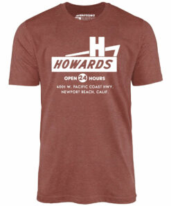 Howard’s – Newport Beach, CA – Vintage Restaurant – Unisex T-Shirt