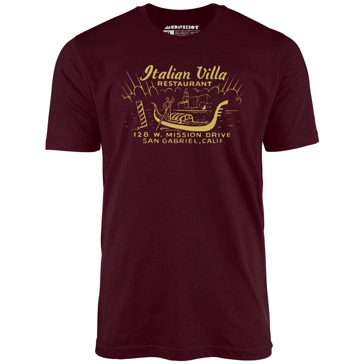 Italian Villa - San Gabriel, CA - Vintage Restaurant - Unisex T-Shirt Italian Villa - San Gabriel, CA - Vintage Restaurant - Unisex T-Shirt