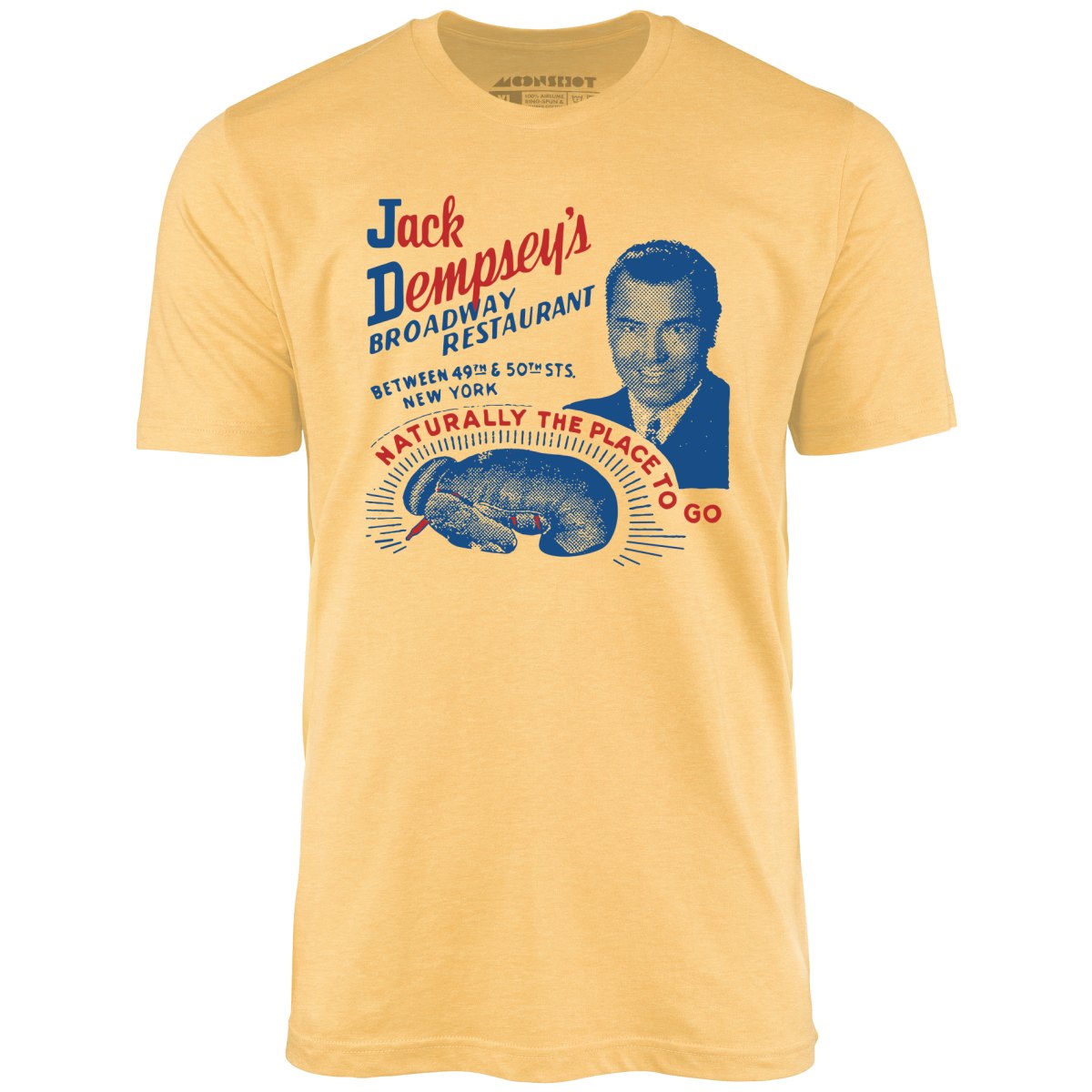 Jack Dempsey's v1 - Manhattan, NY - Vintage Restaurant - Unisex T-Shirt Jack Dempsey's v1 - Manhattan, NY - Vintage Restaurant - Unisex T-Shirt