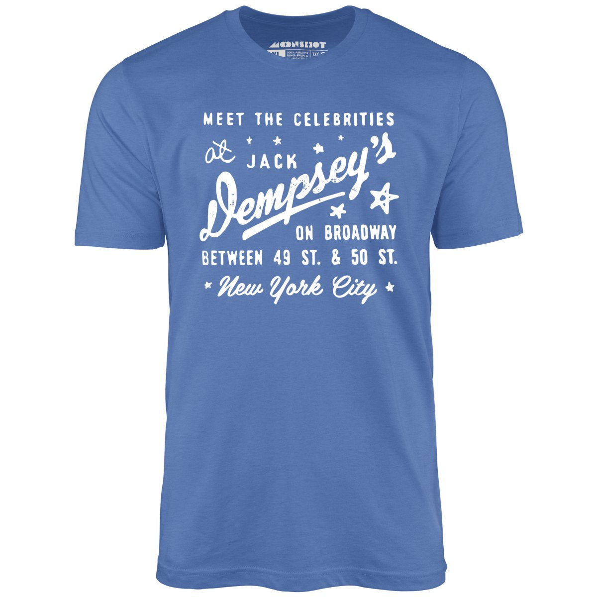 Jack Dempsey's v3 - Manhattan, NY - Vintage Restaurant - Unisex T-Shirt Jack Dempsey's v3 - Manhattan, NY - Vintage Restaurant - Unisex T-Shirt