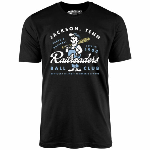 Jackson Railroaders – Tennessee – Vintage Defunct Baseball Teams – Unisex T-Shirt