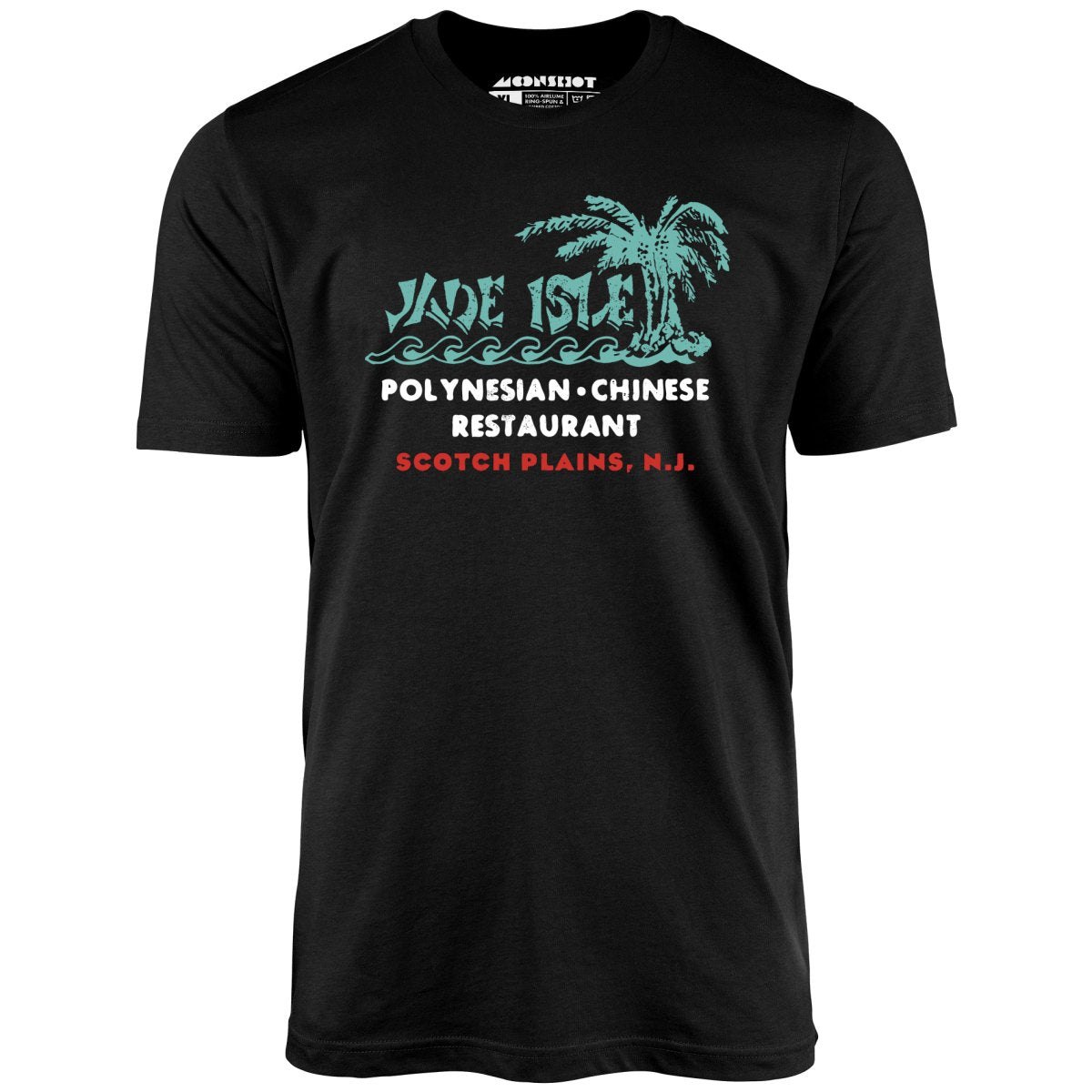 Jade Isle - Scotch Plains, NJ - Vintage Tiki Bar - Unisex T-Shirt Jade Isle - Scotch Plains, NJ - Vintage Tiki Bar - Unisex T-Shirt