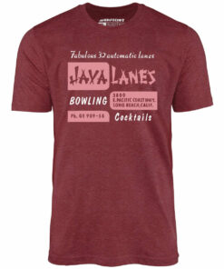 Java Lanes – Long Beach, CA – Vintage Bowling Alley – Unisex T-Shirt