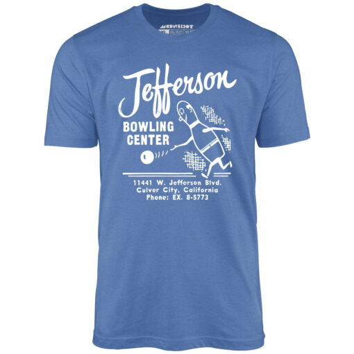 Jefferson Bowling Center – Culver City, CA – Vintage Bowling Alley – Unisex T-Shirt