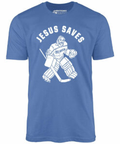 Jesus Saves – Hockey – Unisex T-Shirt