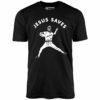 Jesus Saves – Lefty – Unisex T-Shirt
