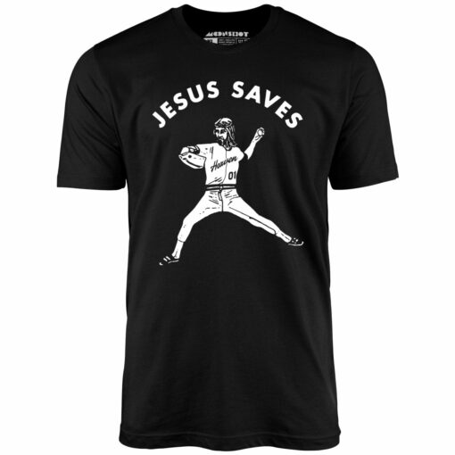 Jesus Saves – Lefty – Unisex T-Shirt