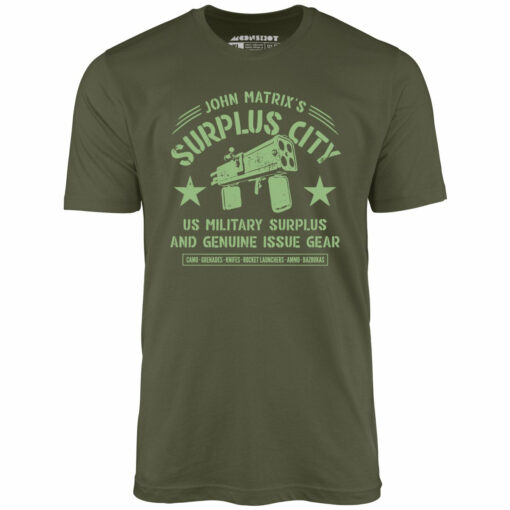 John Matrix’s Surplus City – Unisex T-Shirt