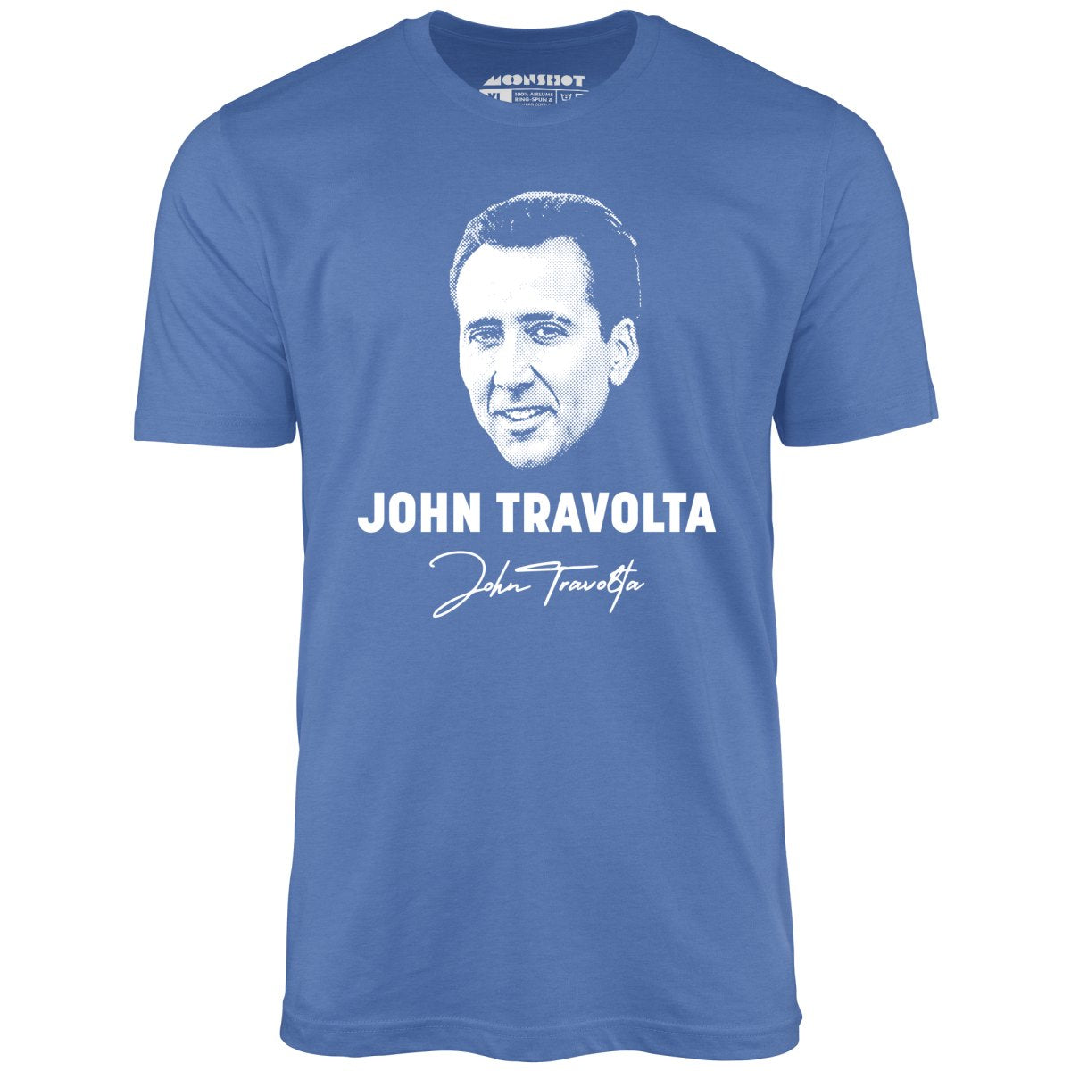 John Travolta - Nicolas Cage Face Off Mashup - Unisex T-Shirt John Travolta - Nicolas Cage Face Off Mashup - Unisex T-Shirt