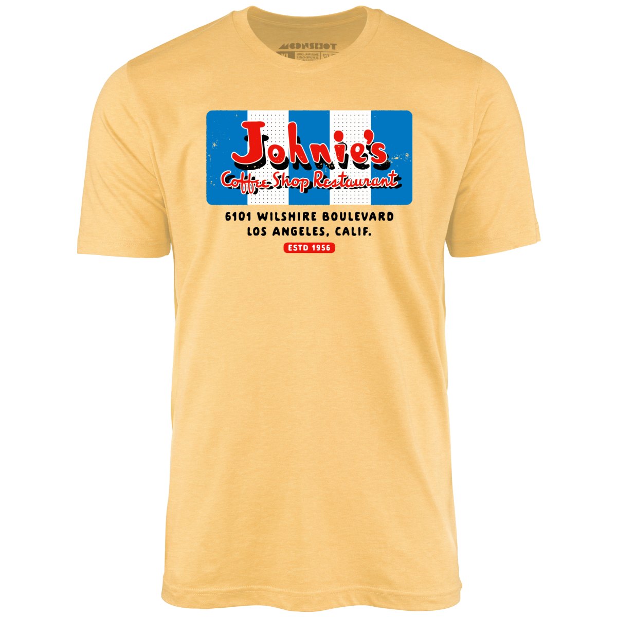 Johnie's Coffee Shop - Los Angeles, CA - Vintage Restaurant - Unisex T-Shirt Johnie's Coffee Shop - Los Angeles, CA - Vintage Restaurant - Unisex T-Shirt