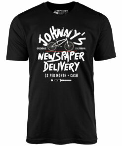 Johnny’s Newspaper Delivery – Unisex T-Shirt