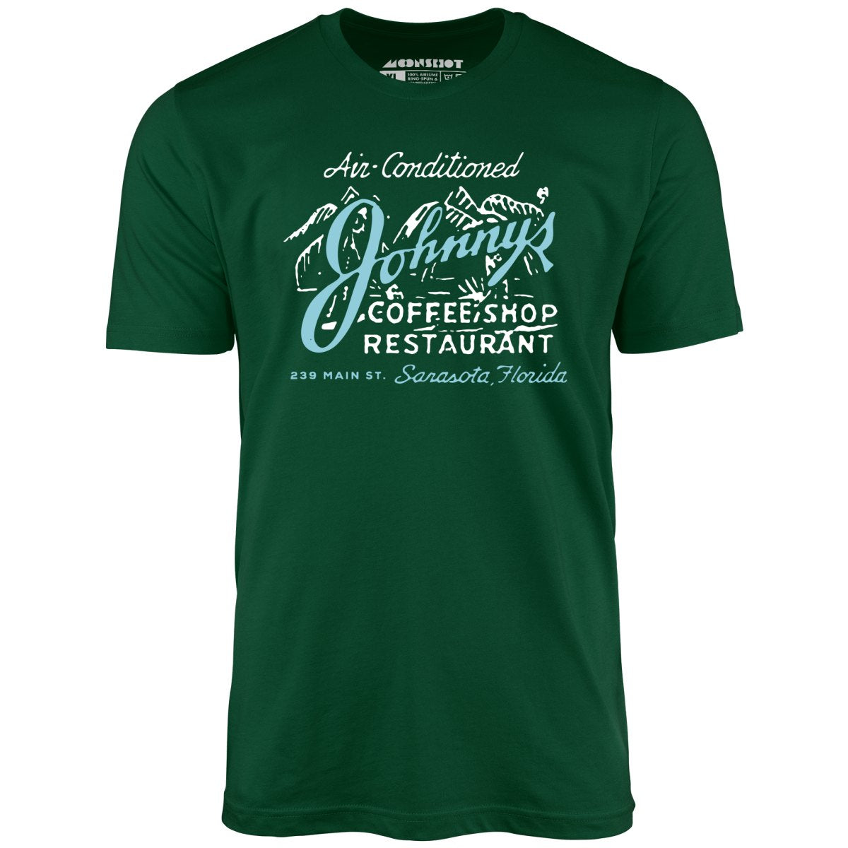 Johnny's - Sarasota, FL - Vintage Restaurant - Unisex T-Shirt Johnny's - Sarasota, FL - Vintage Restaurant - Unisex T-Shirt