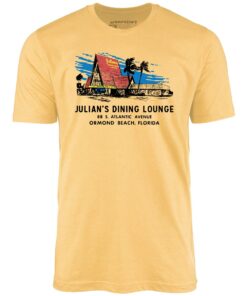 Julian’s Dining Lounge – Ormond Beach, FL – Vintage Restaurant – Unisex T-Shirt