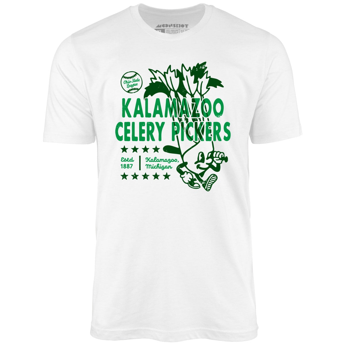 Kalamazoo Celery Pickers - Michigan - Vintage Defunct Baseball Teams - Unisex T-Shirt Kalamazoo Celery Pickers - Michigan - Vintage Defunct Baseball Teams - Unisex T-Shirt
