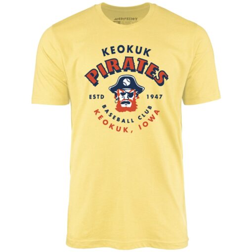 Keokuk Pirates – Iowa – Vintage Defunct Baseball Teams – Unisex T-Shirt