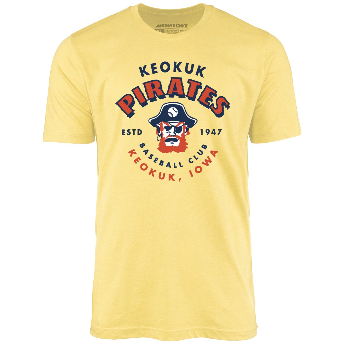 Keokuk Pirates - Iowa - Vintage Defunct Baseball Teams - Unisex T-Shirt Keokuk Pirates - Iowa - Vintage Defunct Baseball Teams - Unisex T-Shirt