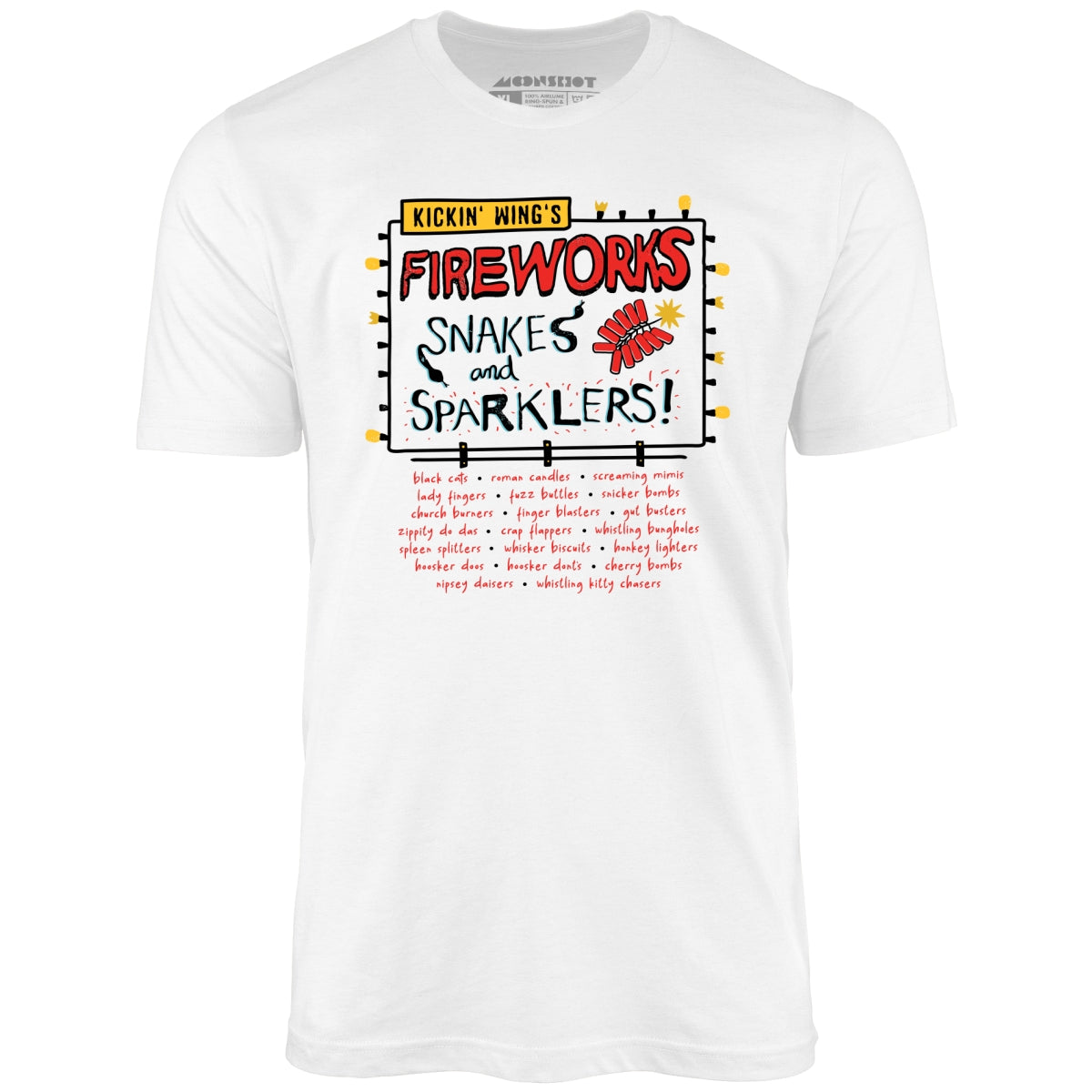 Kickin' Wing's Fireworks - Unisex T-Shirt Kickin' Wing's Fireworks - Unisex T-Shirt