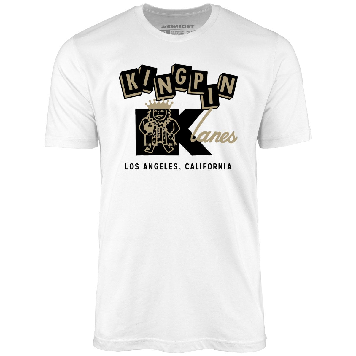 Kingpin Lanes - Los Angeles, CA - Vintage Bowling Alley - Unisex T-Shirt Kingpin Lanes - Los Angeles, CA - Vintage Bowling Alley - Unisex T-Shirt