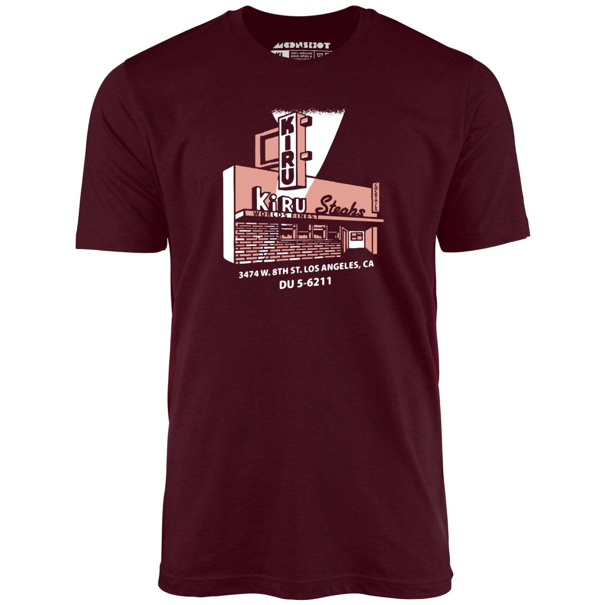 Kiru Steaks - Los Angeles, CA - Vintage Restaurant - Unisex T-Shirt Kiru Steaks - Los Angeles, CA - Vintage Restaurant - Unisex T-Shirt