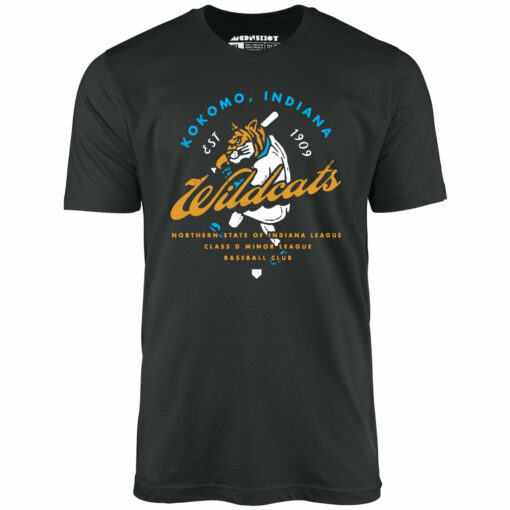 Kokomo Wildcats – Indiana – Vintage Defunct Baseball Teams – Unisex T-Shirt