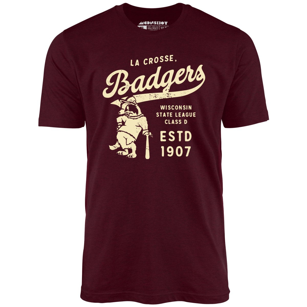 La Crosse Badgers - Wisconsin - Vintage Defunct Baseball Teams - Unisex T-Shirt La Crosse Badgers - Wisconsin - Vintage Defunct Baseball Teams - Unisex T-Shirt