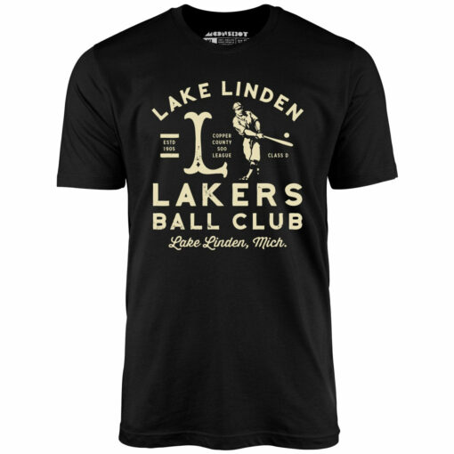 Lake Linden Lakers – Michigan – Vintage Defunct Baseball Teams – Unisex T-Shirt