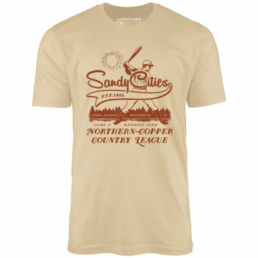 Lake Linden Sandy Cities – Michigan – Vintage Defunct Baseball Teams – Unisex T-Shirt