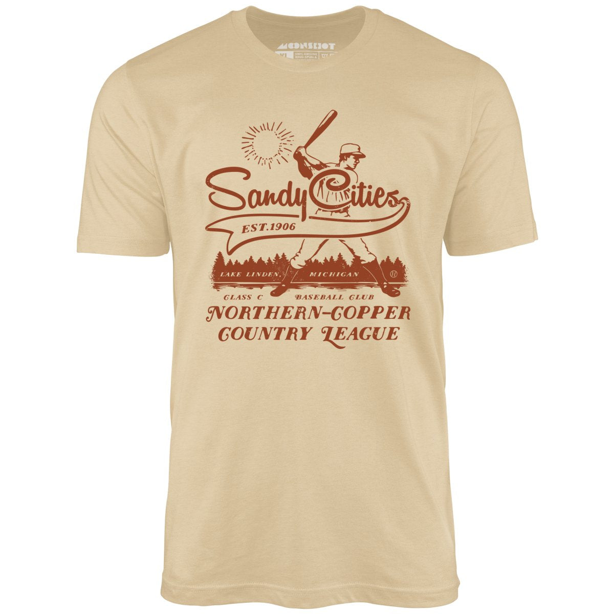 Lake Linden Sandy Cities - Michigan - Vintage Defunct Baseball Teams - Unisex T-Shirt Lake Linden Sandy Cities - Michigan - Vintage Defunct Baseball Teams - Unisex T-Shirt